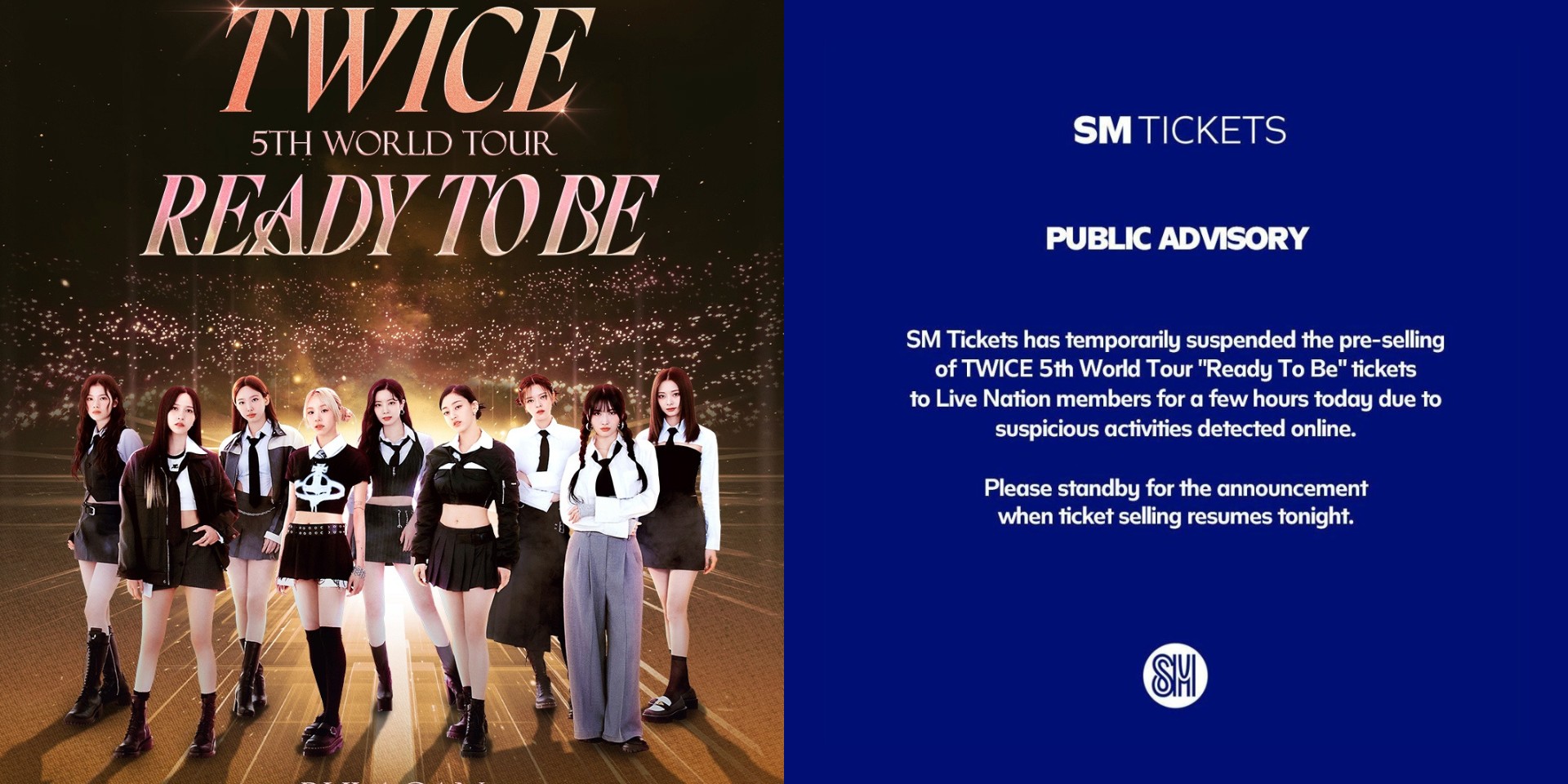 Score tickets to TWICE 5th World Tour Ready To Be concert